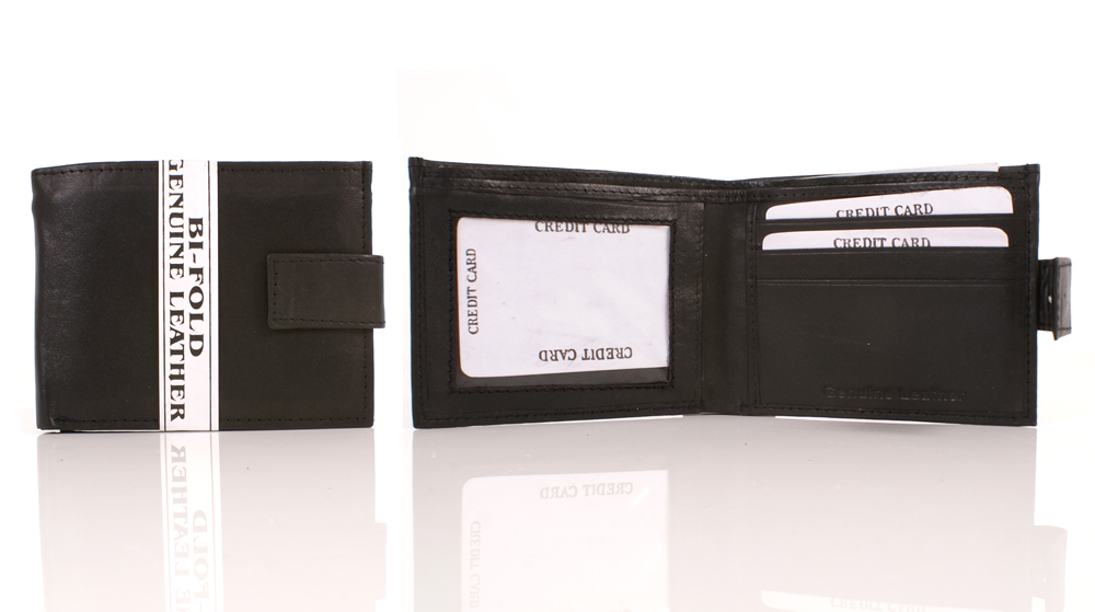(image for) 096 LEATHER WALLET BLACK
